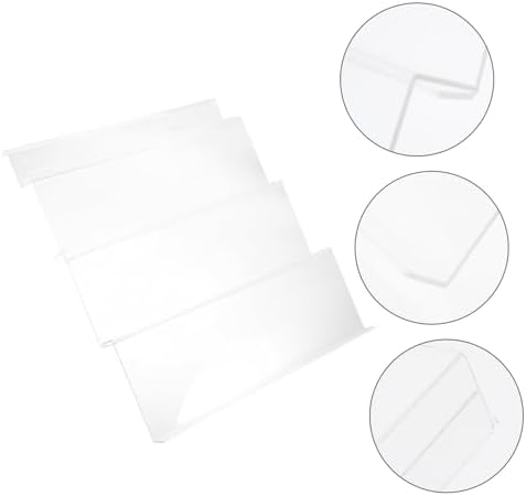 Acrylic Spice Drawer Organizer Rack, Reusable 6 Jar Tray for Drawers