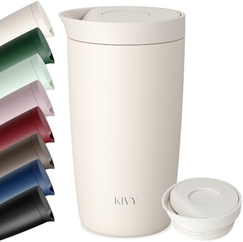 KIVY Travel Coffee Mug Tumbler 12oz - 24h Cold|6h Hot -Leakproof &
