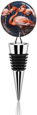 Flamingo Wine Stopper Vacuum Alloy Wine Bottle Stopper Reusable Wine