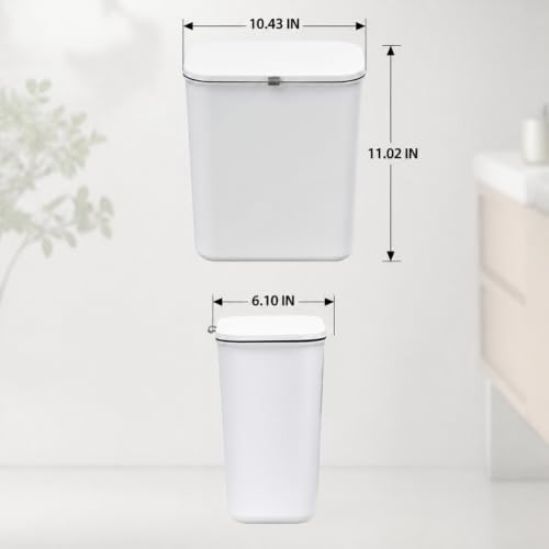 Kitchen Cleaning Set with Wall Mount Trash Can