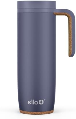 Ello Magnet 18oz Insulated Stainless Steel Travel Mug with Handle