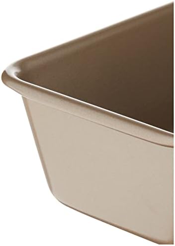 Cuisinart 9-Inch Chef's Classic Nonstick Bakeware Loaf Pan, Champagne