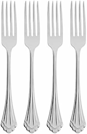 Oneida Marquette Dinner Forks Silverware Set for 4, Flatware