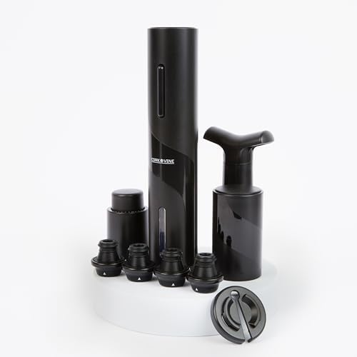 Electric Wine Bottle Opener Set, Beer Opener & Wine Stoppers, Battery