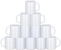 Sublimation Mugs, 12Pcs Coffee Mugs Blank White Ceramic Coffee Mug Set