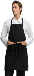 Kitchen Apron with 2 Pockets & Adjustable Neck Strap
