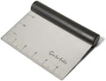 Sur la table Black Handle Bench Scraper, Stainless and Black