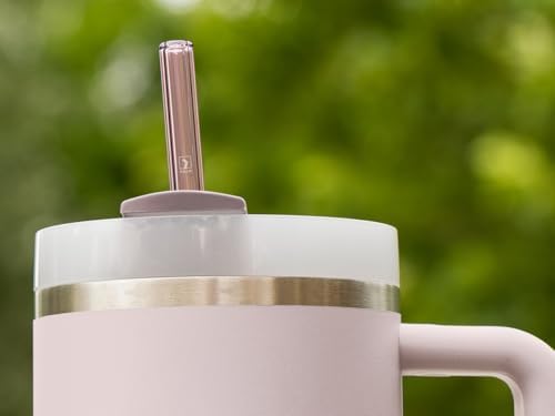 HALM Stanley Quencher Tumbler Glass Straws 3 Pastel Colors Pink Purple
