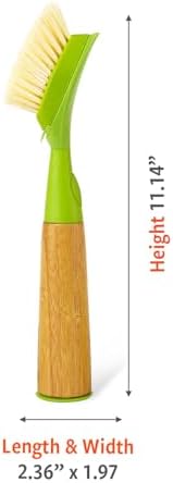 Full Circle Suds Up Soap Dispensing Dish Brush for Nonstick