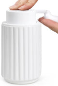 Foaming Soap Dispenser, White Ceramic Refillable Foam Hand Soap Pump