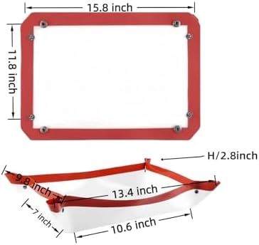 Locking Dials Silicone Fiber Baking Mat to Prevent Leaks, Nonstick