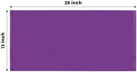Artoid Mode 100% Cotton Purple Waffle Weave Kitchen Dish Cloths, 13x28