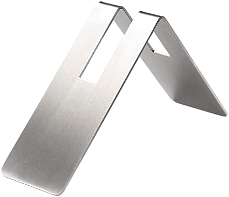 DIBTSA Coffee Filter Paper Holder, Single Slot Brushed Stainless Steel
