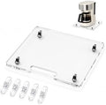 13 x 14 Acrylic Appliance Slider Tray for Coffee Maker