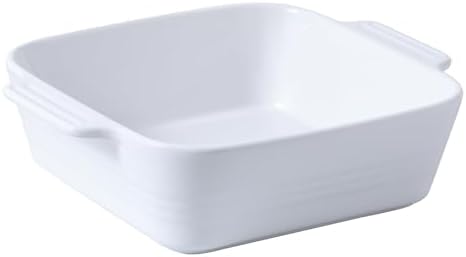 DOWAN 8x8 Baking dish, Square Baking Pan, Ceramic Casserole Dishes for