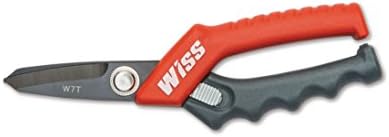 Crescent Wiss 7" Titanium Coated Utility Shears - W7T, Black