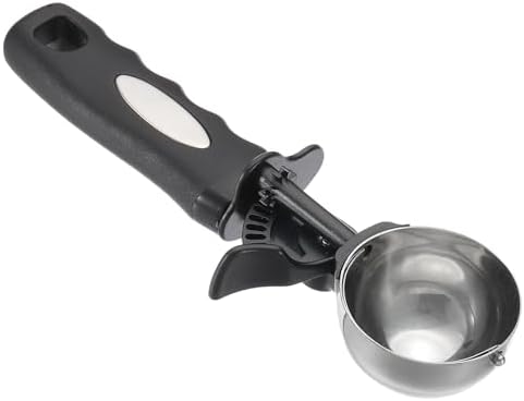 PATIKIL 4 Ounce Ice Cream Scoop with Trigger, Stainless Steel Portion