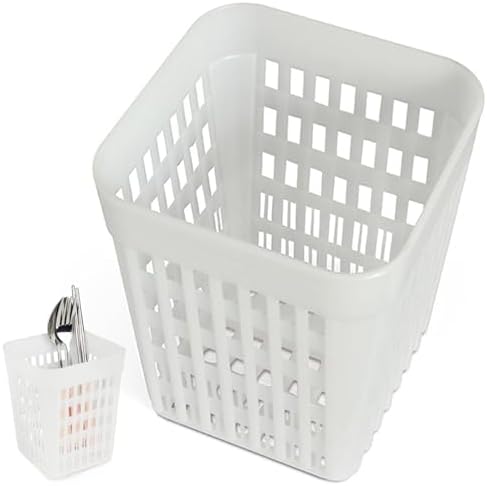 Dishwasher Cutlery Basket 5x4x3 Inch, Hollow Out Silverware Holder