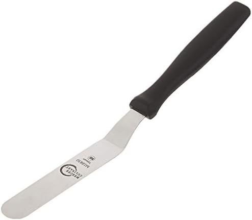 Mercer Culinary Offset Spatula, 4.5 Inch, Stainless Steel,Black