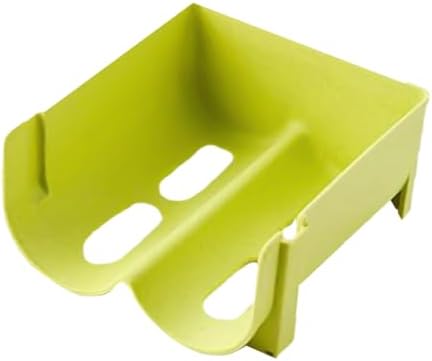 Stackable Bottle Storage Rack Holds 2 Bottles, PP Green
