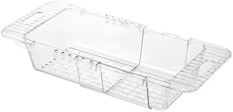 Expandable over The Sink Colander Basket, Plastic Kitchen Strainer for