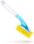 Arrow Dish Sponge with Soap Dispenser Handle, Fillable Dish Wand