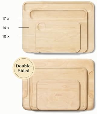 Caraway Wood Cutting Board, 17 x 12"