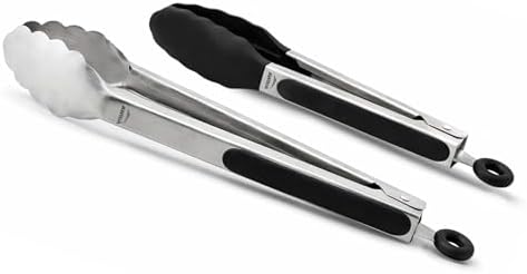 Kitchen Tongs with Silicone Tips