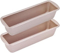 10 Inch Rectangle Loaf Pan 2 Pack Nonstick Bakeware for Oven Baking