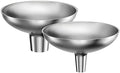 Serinar Stainless Steel Funnel, 2 Large and Small Mouth Filling