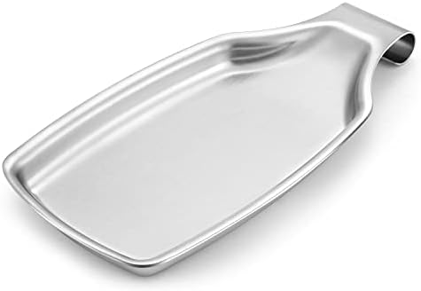 Stainless Steel Spoon Rest for Kitchen Stove Top, Herogo Large Cooking