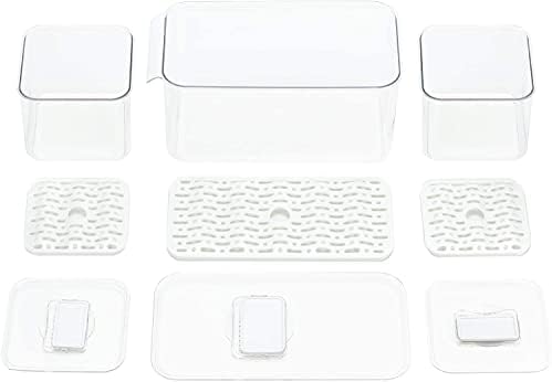 Slideep Produce Saver Containers with Lids, 3 Pack
