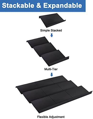 Spice Drawer Rack Organizer Insert for Kitchen Cabinet, Pack of 9