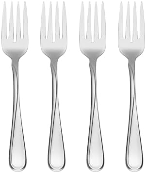 Oneida Flatware Flight Salad Forks 18/0 Silverware Set for 4