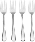 Oneida Flatware Flight Salad Forks 18/0 Silverware Set for 4
