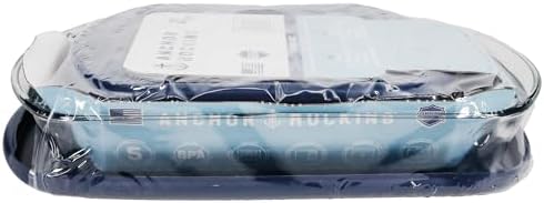 Anchor Hocking 4-Piece Baking Dish Set with Blue Lids