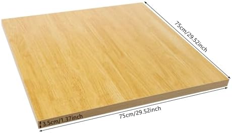 Solid Wood Butcher Block Countertop, 30×30, 1.38 Thick