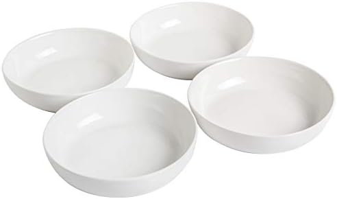 Gibson Home Zen Buffet 4-Piece 41oz Salad Bowls Porcelain Ceramic Chip