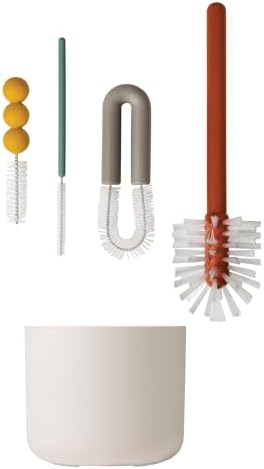 Boon Mod Baby Bottle Brushes - Includes Bottle Cleaner Brush, Straw