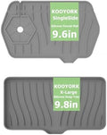 Silicone Draining Mat for Kitchen Sink, Sink Splash Guard, 9.6′′