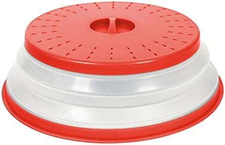 Tovolo Microwave Splatter Cover for Food, Large (Candy Red Apple)