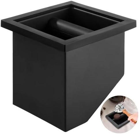 Espresso Coffee Ground Knock Box Chute, Desktop Knocking Residue Box