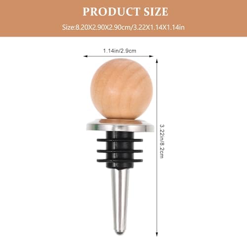 Stainless Steel Wine Bottle Stopper Set 4pcs with Sealed Vacuum Plug