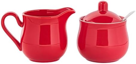 Ceramic Sugar and Creamer Set Set Creamer Jug, Gift, Sugars Holder