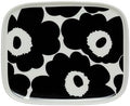 MARIMEKKO Oiva Unikko Rectangular Plate (Black) — Refine Your Kitchen