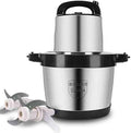 Electric Food Processor, 6L, Stainless Steel Meat Grinder