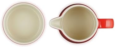 Le Creuset Stoneware Signature Cream & Sugar Set, Cerise, Cream