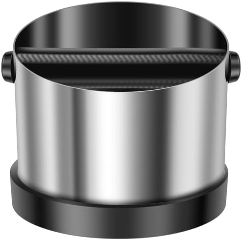 Knock Box Espresso Accessories, Shock-Absorbent Barista Style Coffee