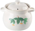 Ceramic Casserole Clay Pot with Lid, Earthenware Casserole Pot