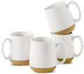HASENSE Coffee Mugs Set of 4, 15oz Ceramic Coffee Cups with Handle